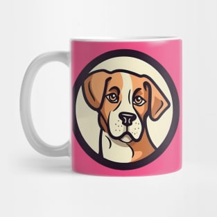 Confident big dog head Mug